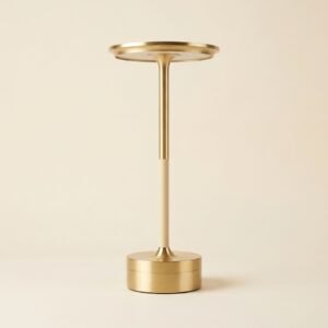 Cordless Brass Bistro Table Lamp
